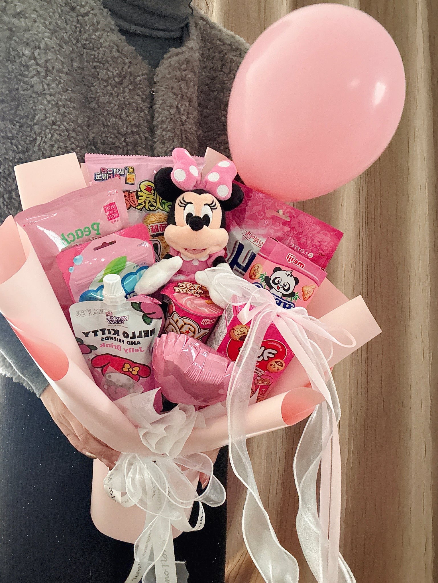 Snack bouquet-pink