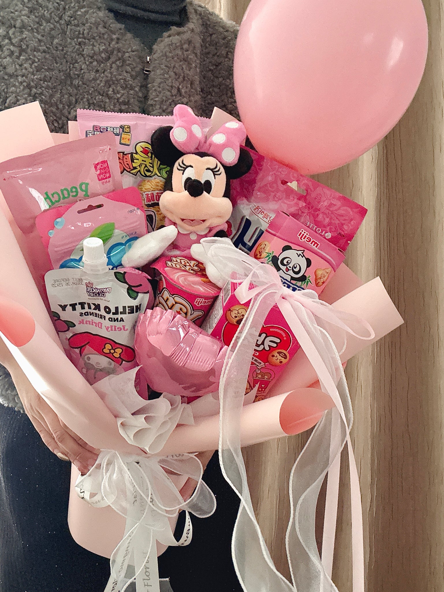 Snack bouquet-pink